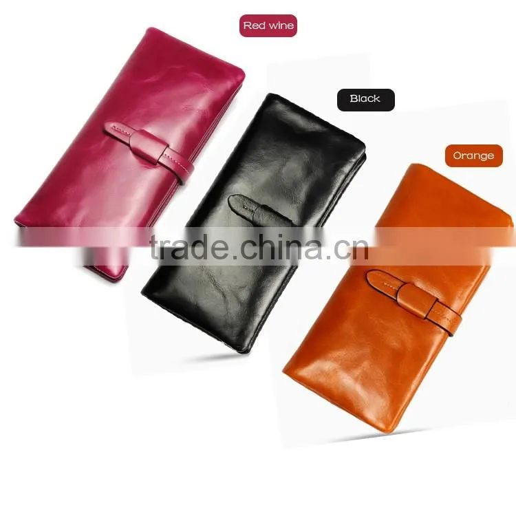 Large capacity leather a purse of a different kind bling wallet for women