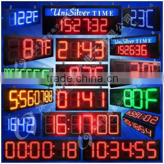 LED Time and Temperature Display sign for promotion price