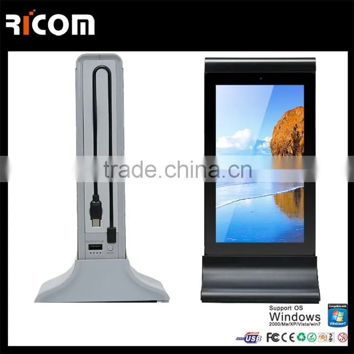 High Capacity 20800mAh Restaurant LCD screen Menu Power Bank