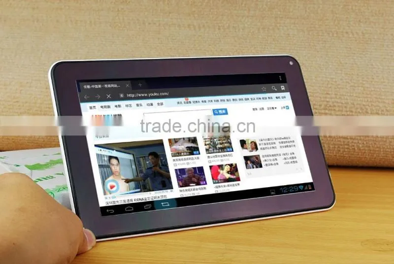 9 inch Allwiner A33 Quad core A7-1.3GHz 1024*600 5-capacitive touch screen wifi android mini tanlet pc BT