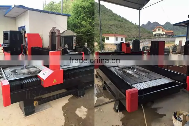 2 spindle grantie cutting 3d marble sculpture carving stone engraving cnc router
