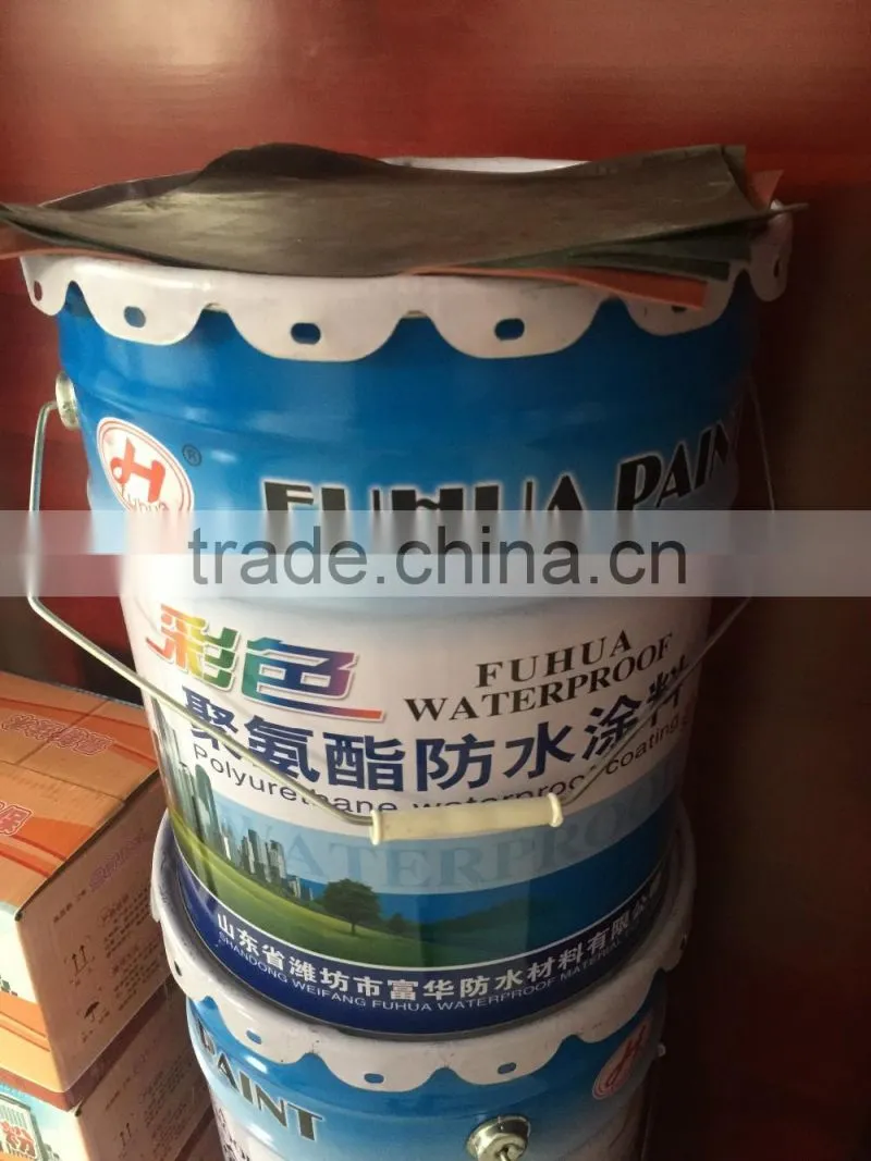 Colorful double Componet Polyurethane Waterproofing Coating For Floor