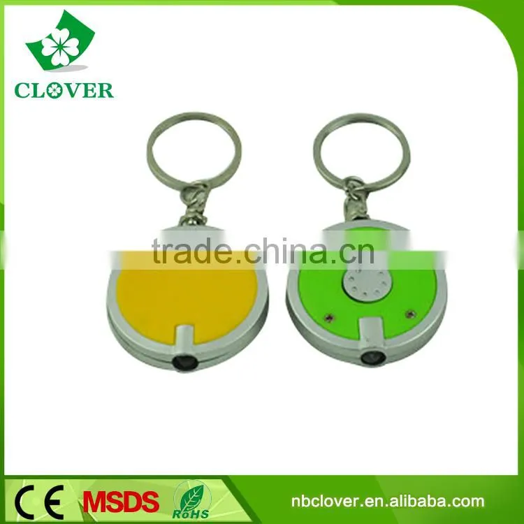 China for promotion gifts plastic mini led flashlight keychain