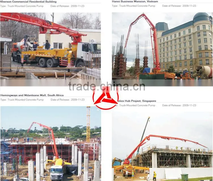 SANY Truck Mounted Concrete hydraulic Pump