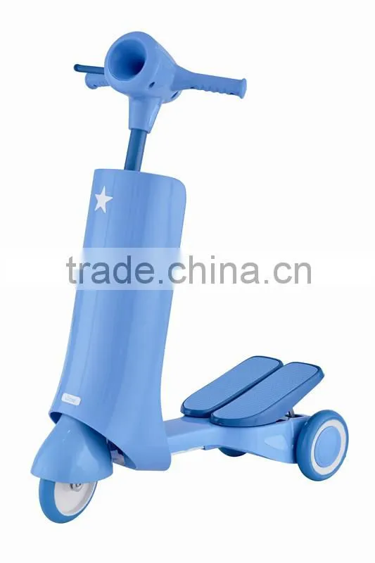 Good parts for chinese scooter folding kickbike with dual petal for sale