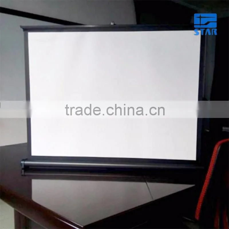 High End H40 40 inch 16:9 Portable Outdoor Foldable Hanging / Desk / Table Projector Screen, mini pull up screen