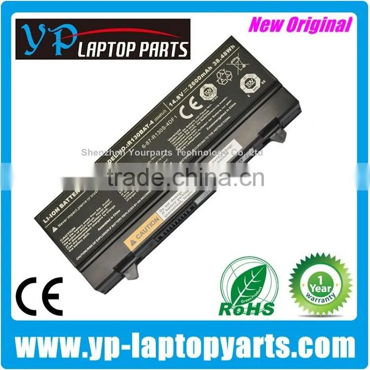 14.8V 2600mAh R130BAT-8 R130BAT-4 laptop battery for Clevo R130 RigidBook R13T 6-87-R130S-4D7 6-87-R130S-4D72 6-87-R130S-4DF1