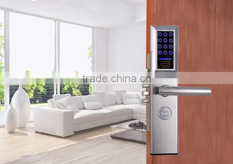 Electronic Stainless Steel Digital Code Card Access Automatic Door Lock