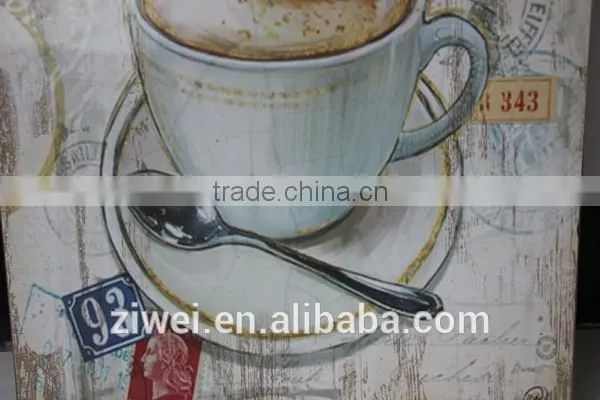 Vintage Wooden Wall Painting Hanging Decor