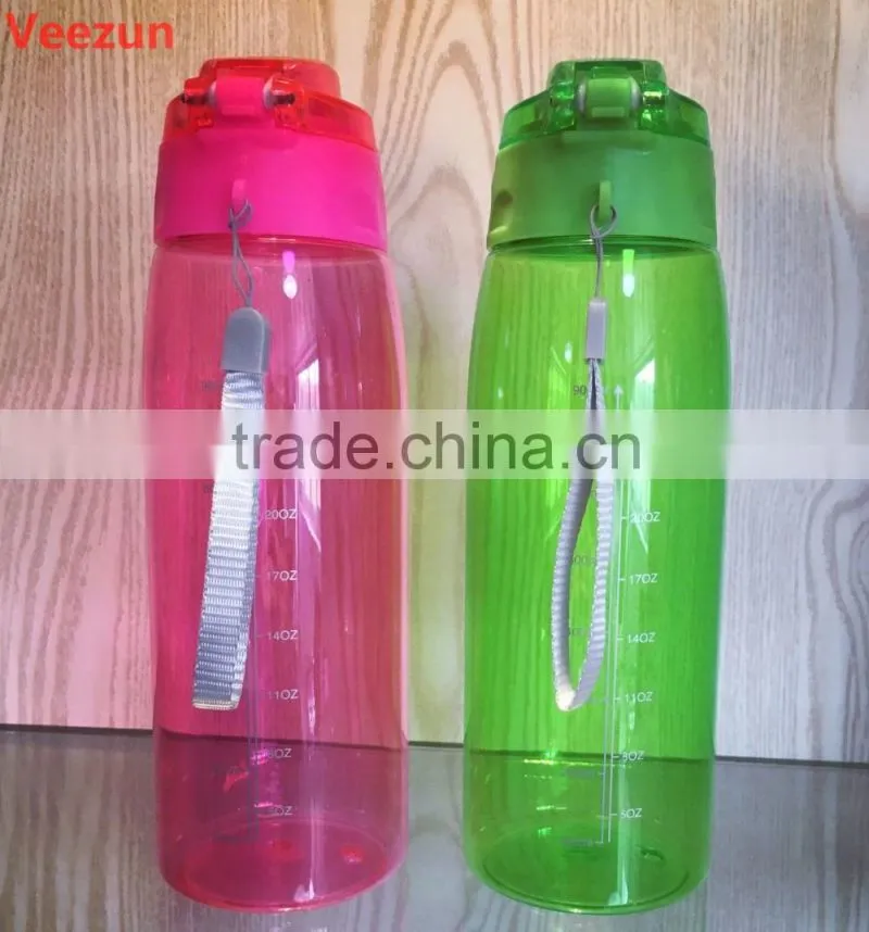 BPA Free PCTG 900ml plastic sports water bottle
