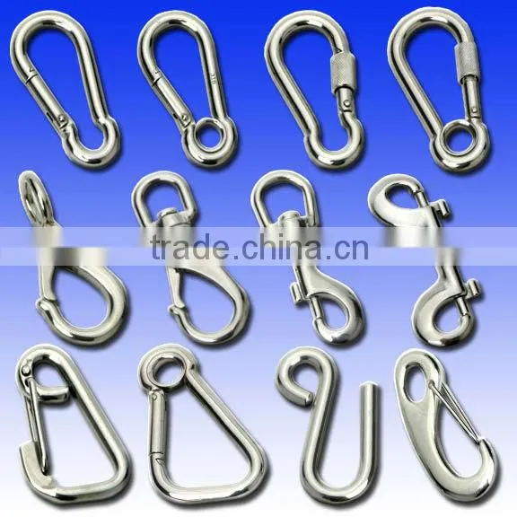 stainless steel carabiner hook