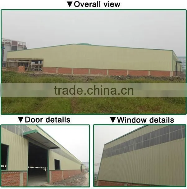 Fast construction industry steel structure building project