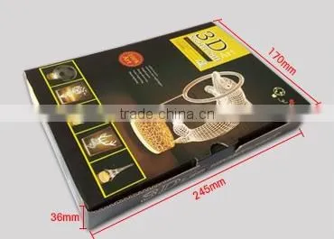 Factory custom colorful led night light with 3d fash function