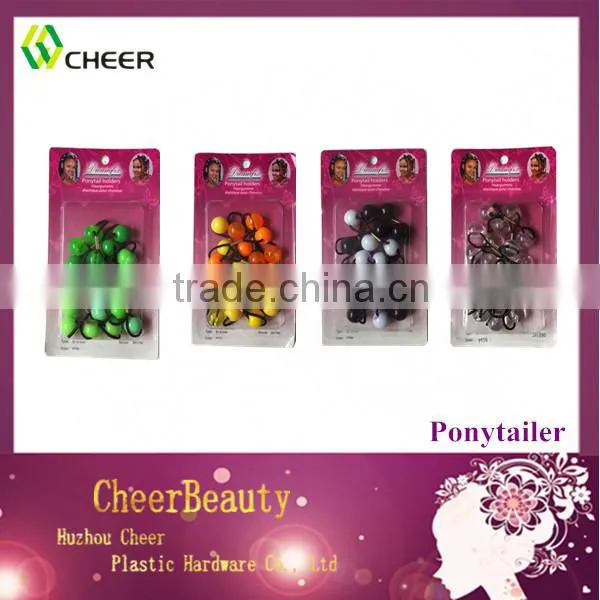 bead ponytail holder hair elastic rubber bands