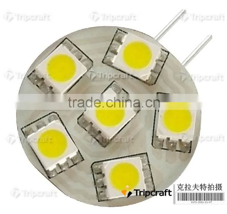 Residential Lighting 12 volt Bin Pin G4 led lighting bulbs G4 12SMD 5050