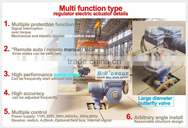 motorized catalogue of valve actuator with high quality