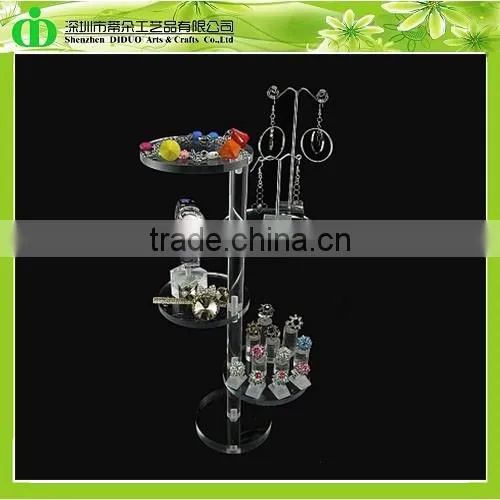 DDJ-0136 Trade Assurance Alibaba China Supplier Wholesale Acrylic Jewelry Shelf