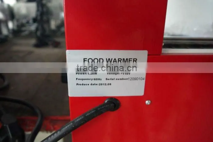 WSC-660R Curved glass warming showcase