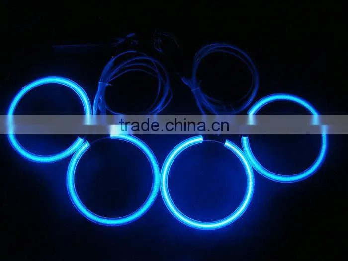 E30 E32 E34 CCFL angel eyes for BMW 4rings 120mm car headlight with white,blue,red,yellow,green,purple and orange color