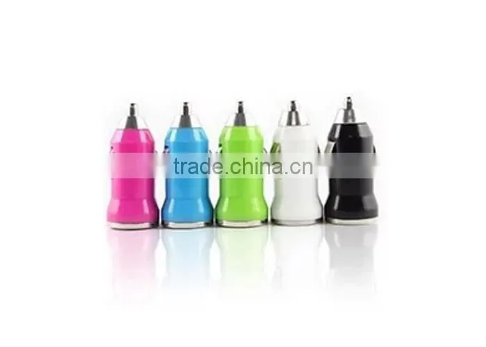 Bullet shape mini car charger wireless car charger for mobile phone