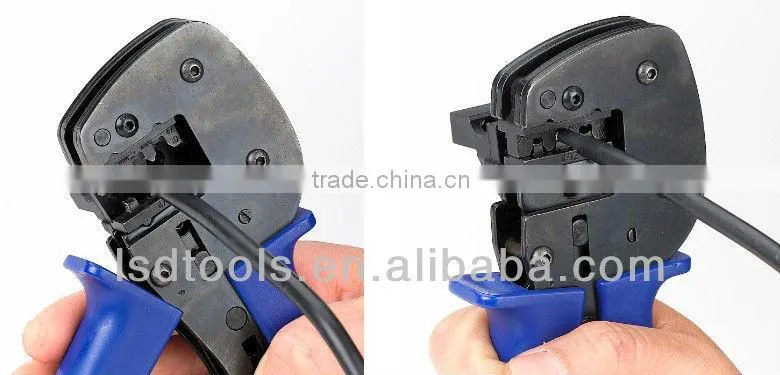 2.5-6mm2 non-insulated connectors crimping plier(A-2546B) MC4 solar crimping tool