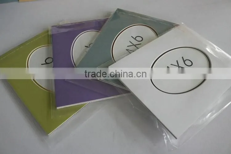 Promotional gift insert phtos 4x6" paper frame white magic photo frame