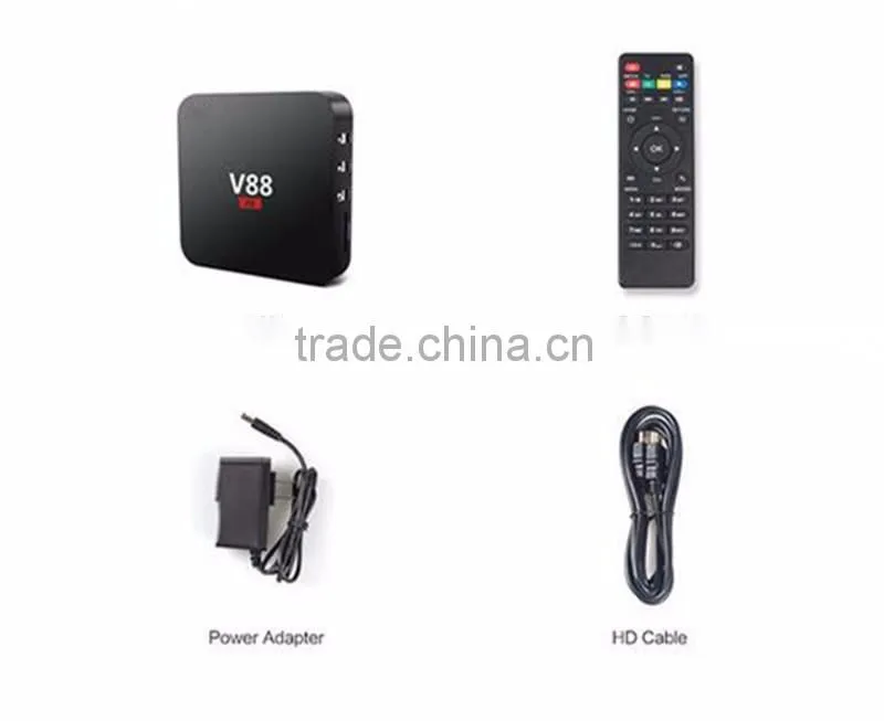High Quality TOP V88 RK3229 1G 8G Android 5.1 TV Box
