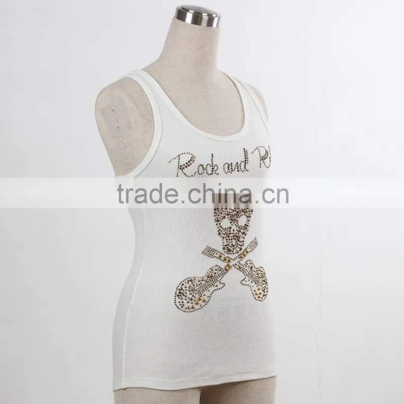 F5S15096 Women Printed Design Tank Top Fitness