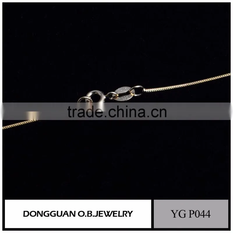 High Quality Pink Zircon Necklace /Silver Necklace/Necklace Women Wholesale