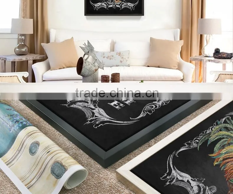 2016 glitter animal printing canvas,canvas printing for home decor