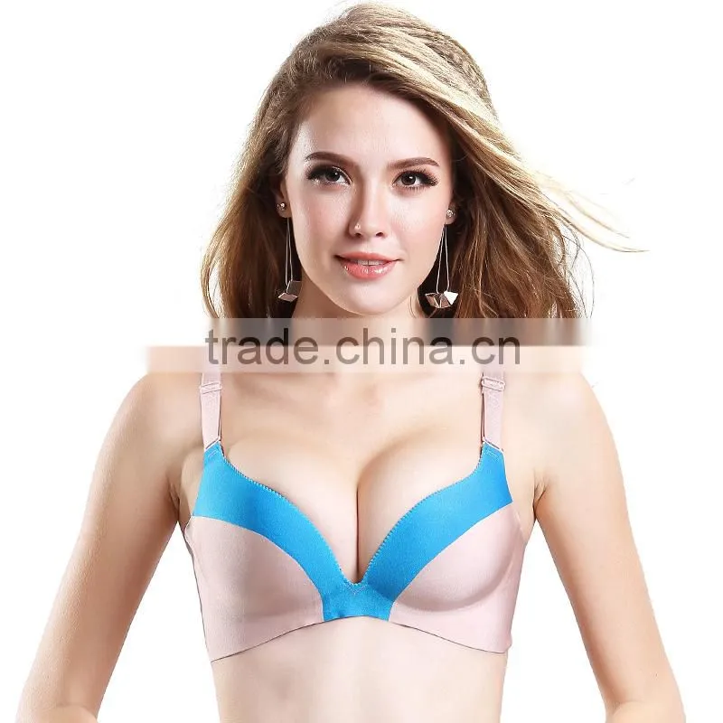 3/4cup plain color wholesale seamless bra
