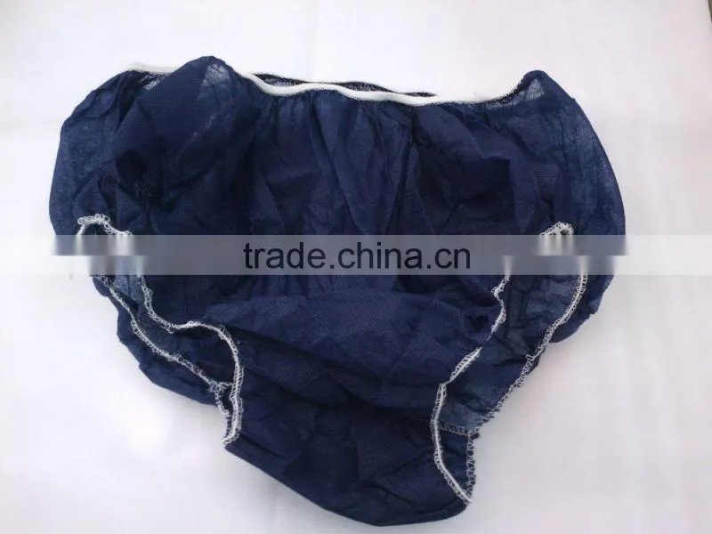 Disposable nonwoven hospital salon single use underwear for women or man