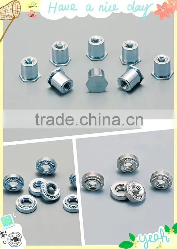 Factory stock available Round head stainless steel Self clinching Studs for panel
