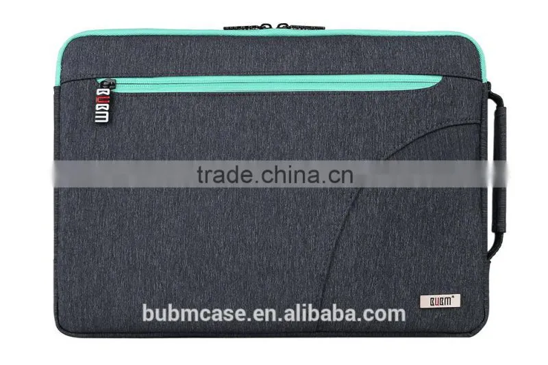 BUBM 2016 Laptop sleeve bag, neoprene laptop sleeve laptop sleeve with front pocket