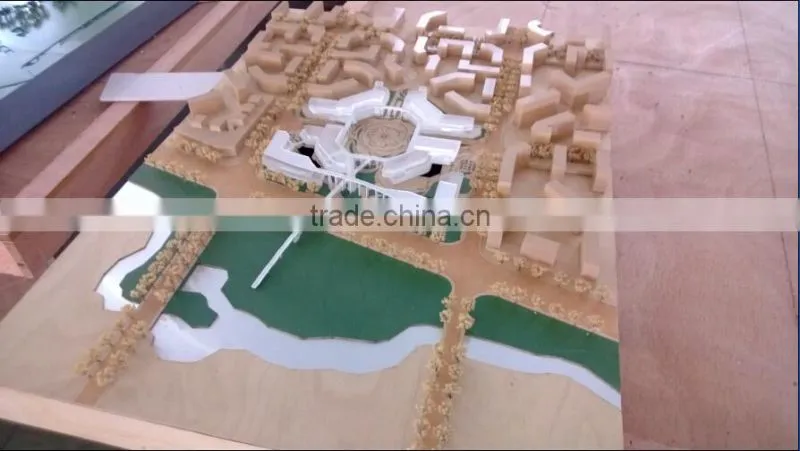1/300 Urban planning project design maquette scale model