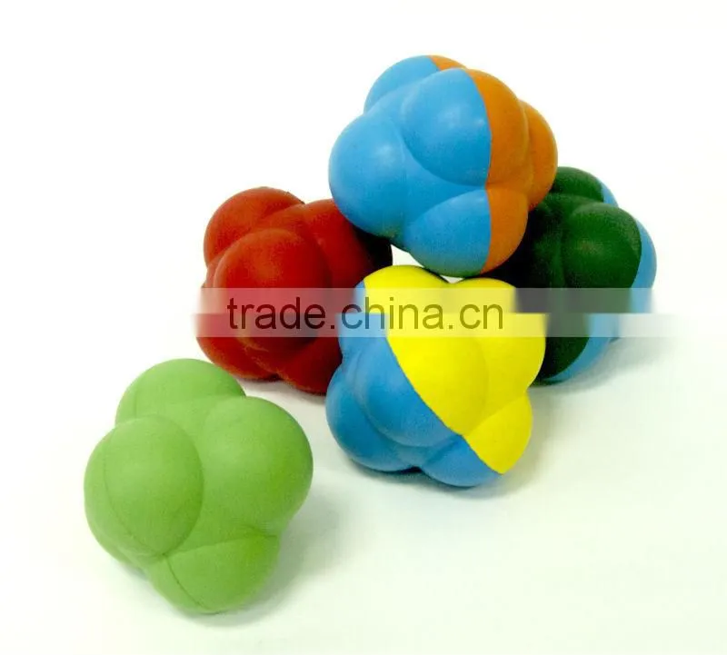 2015 wholesale rubber reaction random bounce ball