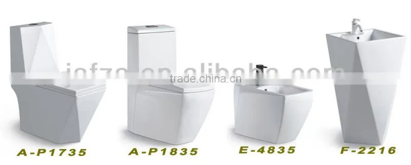 B16 Counter top ceramic hand wash basin, elegant basin