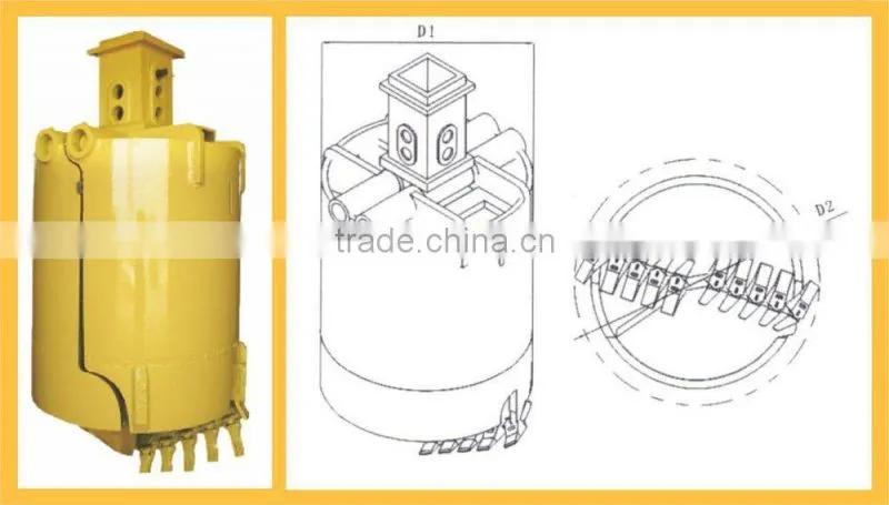 FAECHINA piling tools- twin core barrels Construction Machinery Parts