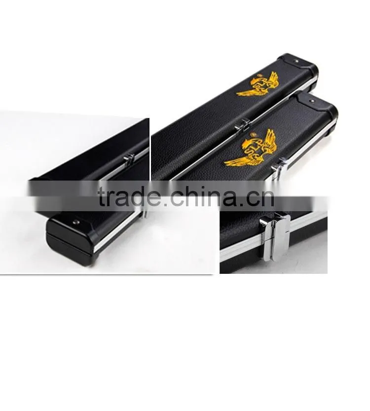 High quality one -pc leather aluminium snooker billiard cue case billiard accessories