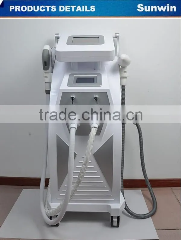 SW-836E 3 in 1 two screen opt/shr RF nd yag Laser machine