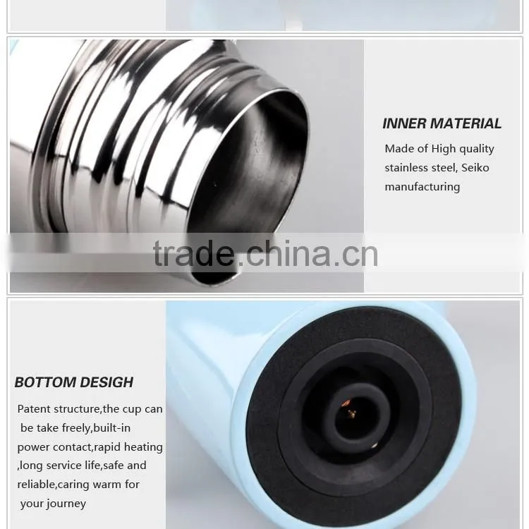 12V Auto Car Metal Electric Heated Water Boiling used Thermos Mug Cup