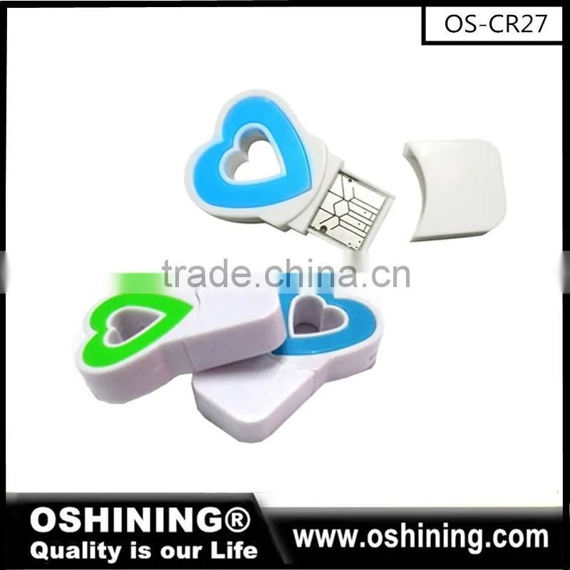 2016 Top selling high quality plastic smart card reader free sample(OS-CR11)