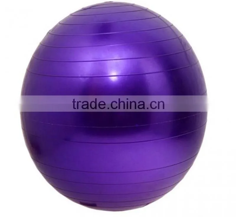 High Quality PVC 65cm Yoga Ball Exercise Fitness Aerobic Ball for GYM Yoga Pilates