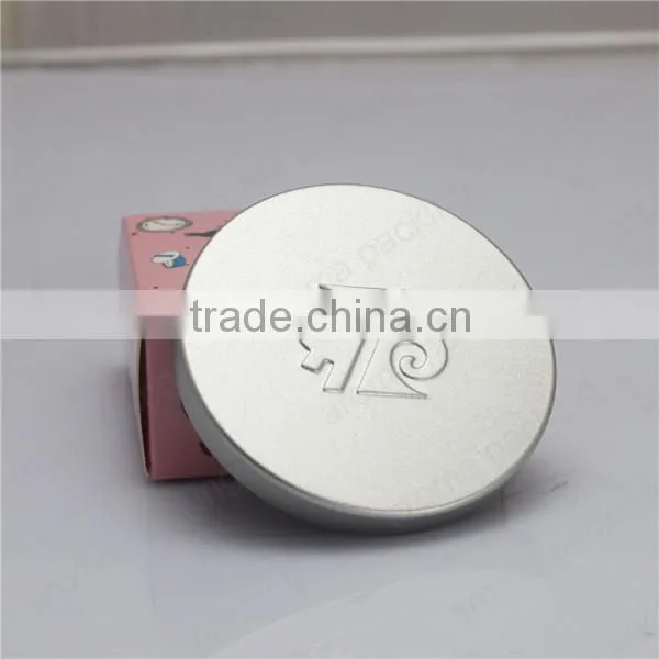Luxury Brand Logo Stainless Steel Lid, Metal Caps & Lids With Packaging Box