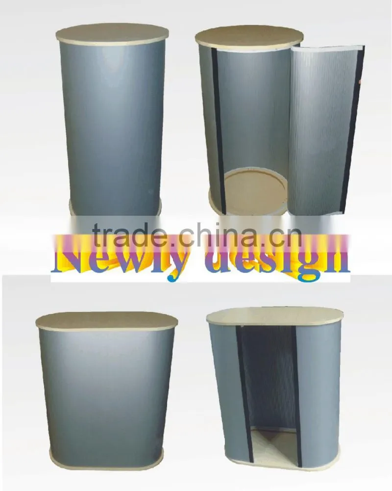 New design PVC panel sales counter,promotion table
