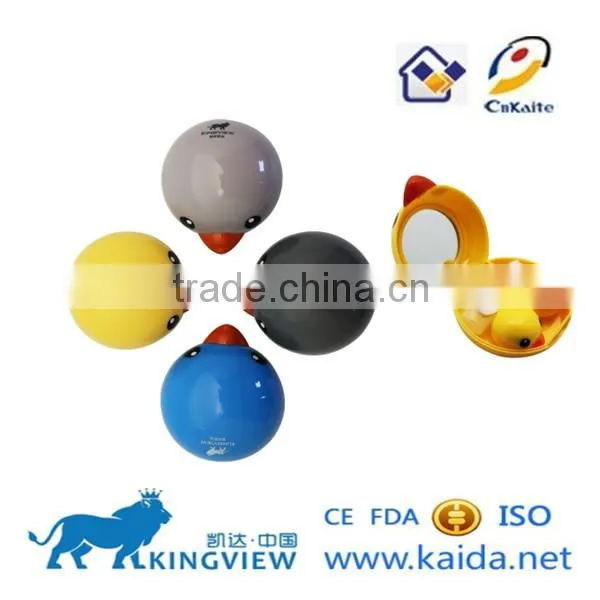 A-8087 sparkle yellow contact lens case wholesale price
