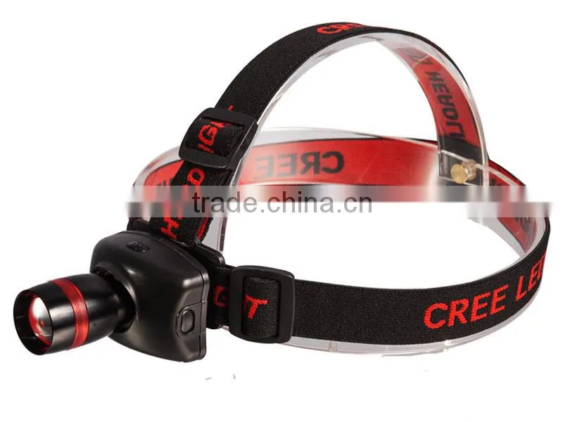 Light weight design & adjustable straps XPE led headlamp high power headlamp