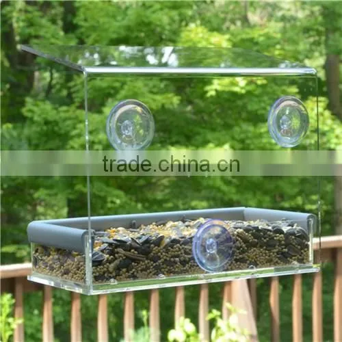 wholesale acrylic bird seed bird houses