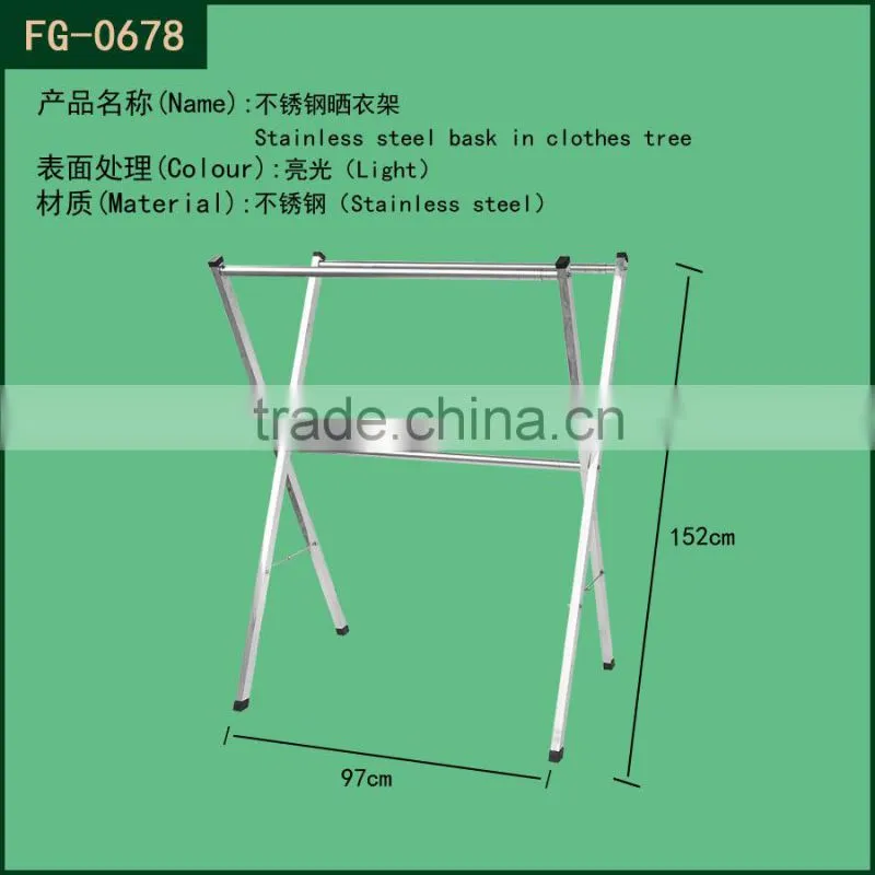 Display equipments metal clothes racks and stands & display shelf