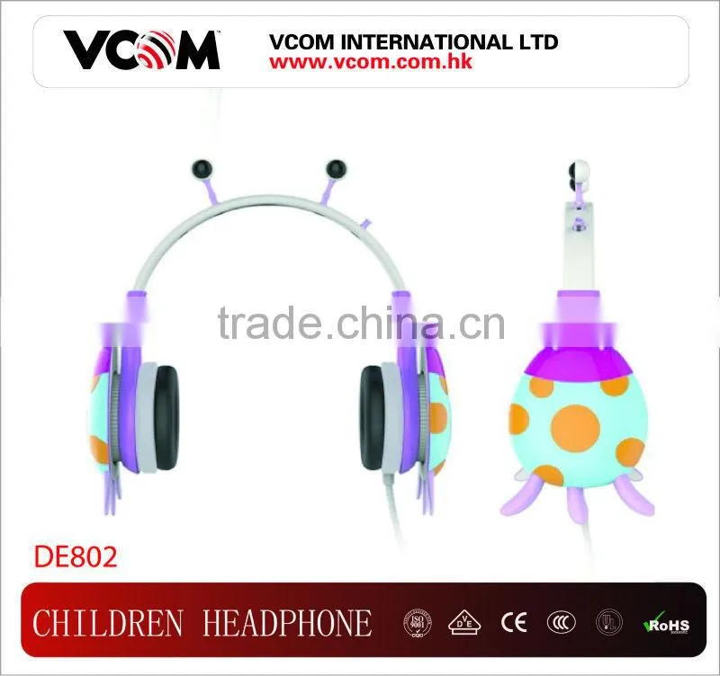 VCOM 6 to 12 Years old Colorful Children Headphones